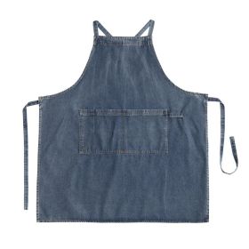 Cotton Thickened Denim Canvas Apron Household Bib